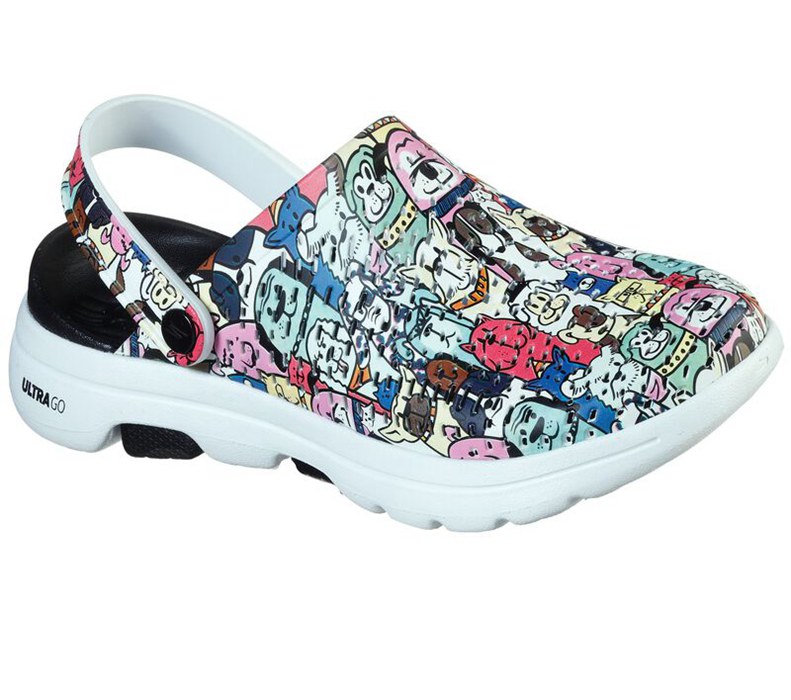 Skechers Cali Gear: Gowalk 5 - Dog Lover - Womens Sandals Black/Multicolor [AU-DG6742]